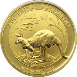 Zlatá investiční mince Kangaroo Klokan 1 Oz